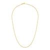 14k Yellow Gold Classic Round Cable Chain