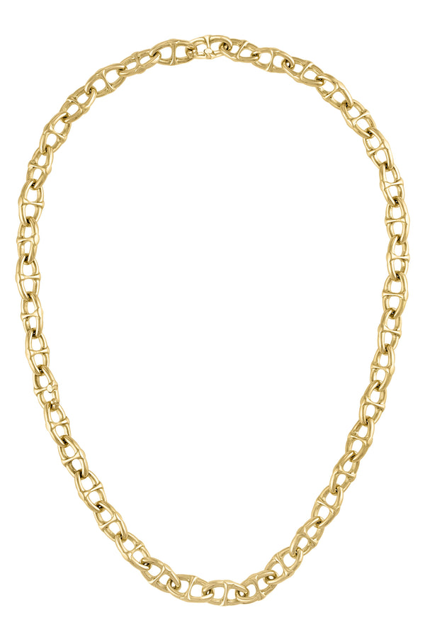 Large Mariner Link 18k Yellow Gold 18' Necklace