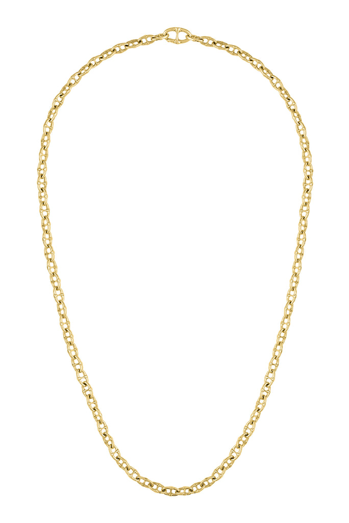 Small Mariner Link 18k Yellow Gold 22" Necklace